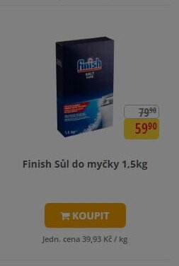 Finish Sůl do myčky 1,5kg