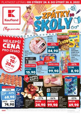 akční leták Kaufland 24.8.2022-30.8.2022