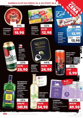 akční leták Kaufland 24.8.2022-30.8.2022