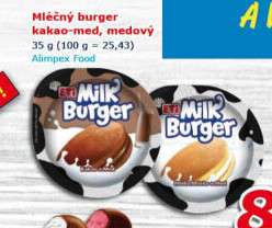 Mléčný řez Milk Burger Eti