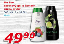 Sprchový gel a šampon 2v1 Me Too