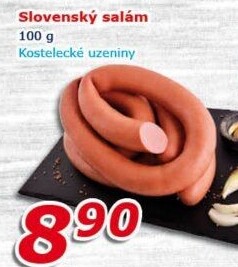 Salám slovenský točený Kostelecké uzeniny