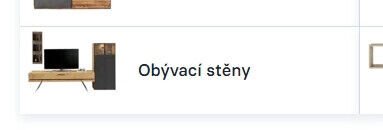 Obývací stěny