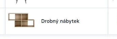 Drobný nábytek