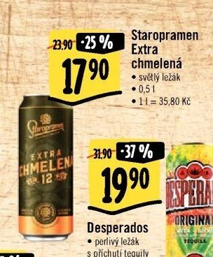 Staropramen Extra chmelená