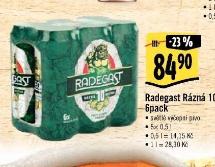 Radegast Rázná 10 6pack