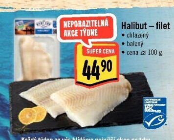 Halibut filety Albert