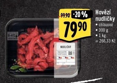 Hovězí nudličky Albert