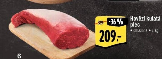 Hovězí plec kulatá - falešná svíčková