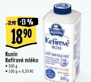 Kefírové mléko Kunín