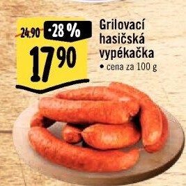 Klobása hasičská vypékačka