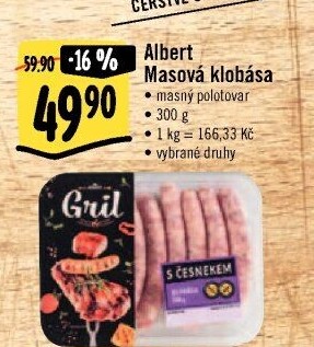 Klobása masová Albert Gril