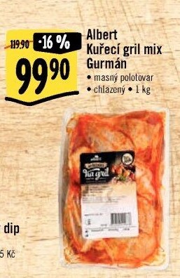 Kuřecí mix na gril Gurmán Od řezníka na gril Albert