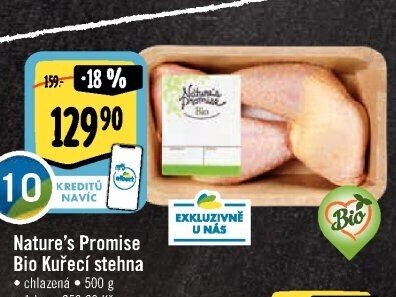 Kuřecí stehna bio Nature'