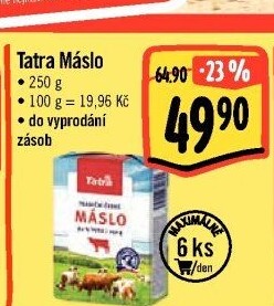 Máslo Tatra