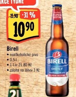 Nealkoholické pivo Birell