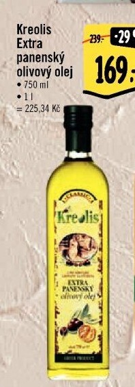 Olivový olej extra panenský Kreolis
