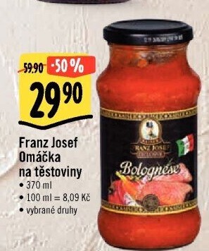 Omáčky na těstoviny Exclusive Franz Josef Kaiser