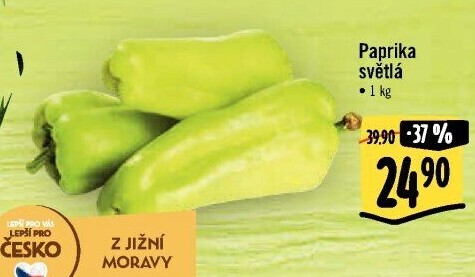 Paprika světlá