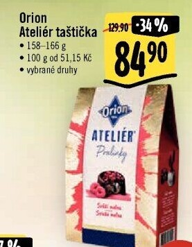 Pralinky Ateliér Orion