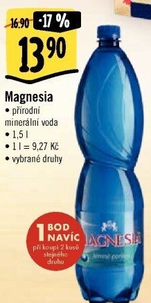Přírodní voda Magnesia