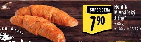 Rohlík Mlynářský žitný Albert