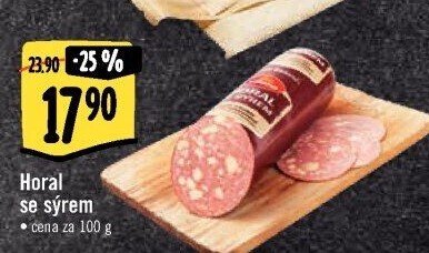 Salám Horal se sýrem Krásno