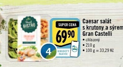 Salát Caesar s krutony a sýrem Albert Fresh Bistro