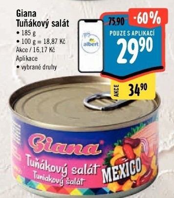 Salát s tuňákem Giana