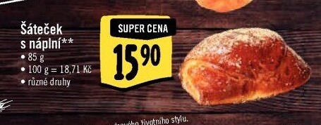 Šáteček s náplní