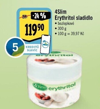 Sladidlo Kaumy erythritol 4Slim