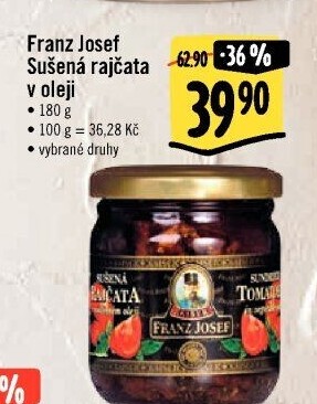 Sušená rajčata v oleji Exclusive Franz Josef Kaiser