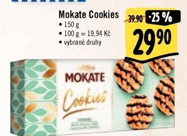 Sušenky Cookies Mokate Caffetteria