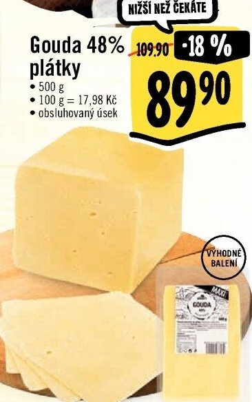 Sýr Gouda 48% Albert