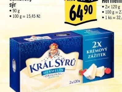Sýr Hermelín Král sýrů