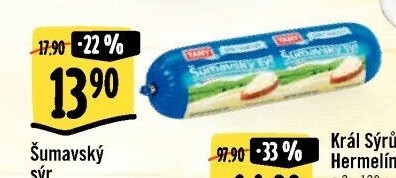 Sýr tavený Šumavský Tany