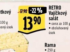 Vajíčkový salát Albert Retro