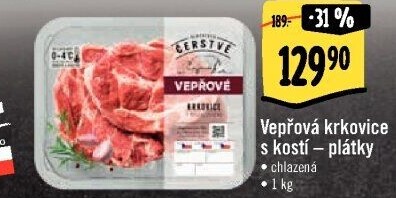 Vepřová krkovice s kostí Albert