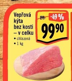 Vepřová kýta bez kosti