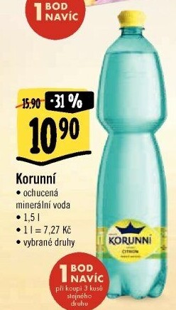 Voda ochucená Korunní