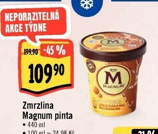 Zmrzlina v kelímku Magnum Algida
