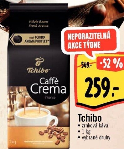 Zrnkové kávy Tchibo