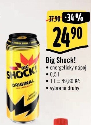 Energetický nápoj Big Shock