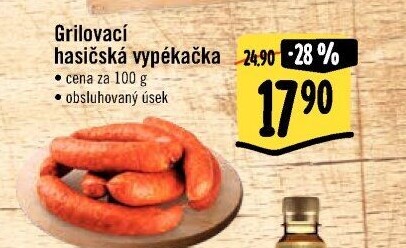 Klobása hasičská vypékačka