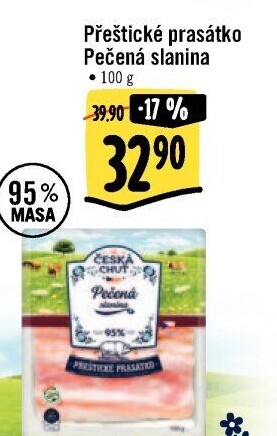 Slanina pečená Přeštické prasátko Česká chuť