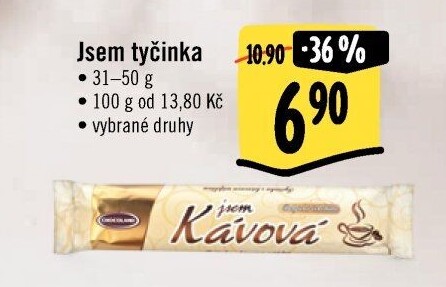 Tyčinka Jsem Chocoland