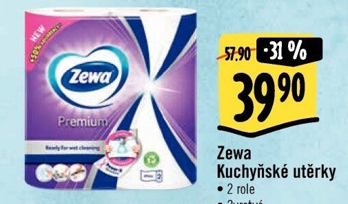 Utěrky kuchyňské 2vrstvé Zewa