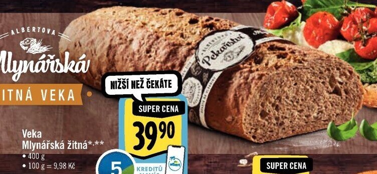 Veka Mlynářská žitná Albert