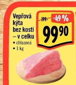 Vepřová kýta bez kosti