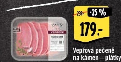 Vepřová pečeně na kámen Albert